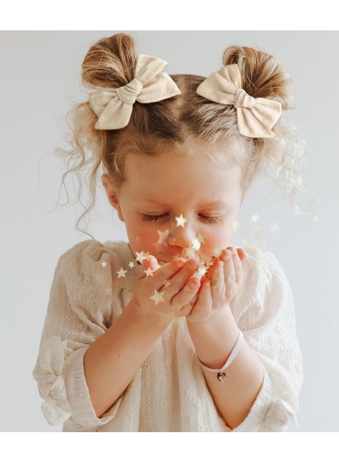 Niceye 24 PCS Baby Hair Bow Clips for Girls, Hair Bows Barrettes Handmade Accessories Alligator Clip for Babies Infant Toddlers Little Kids Teens - Image 5
